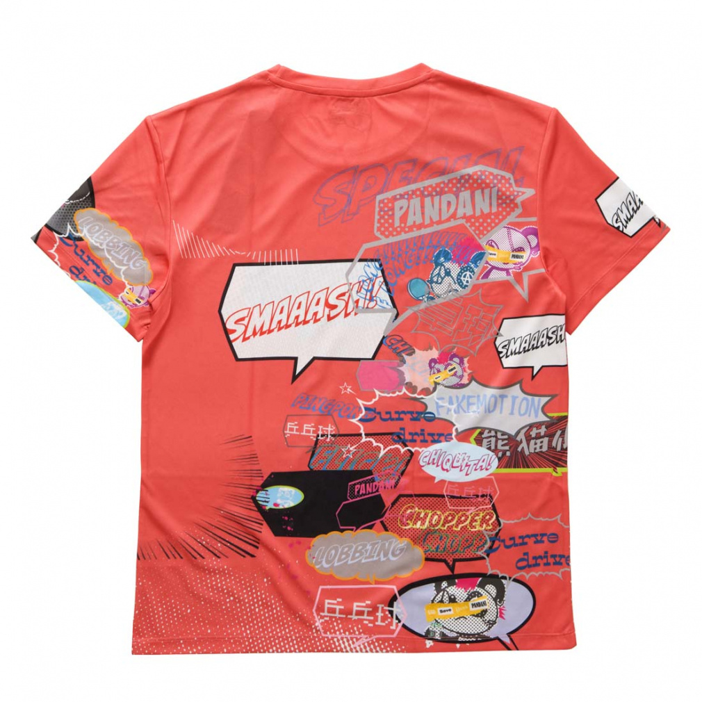 パンダーニ メンズ レディス 卓球 半袖Tシャツ BALLOON スポーツT