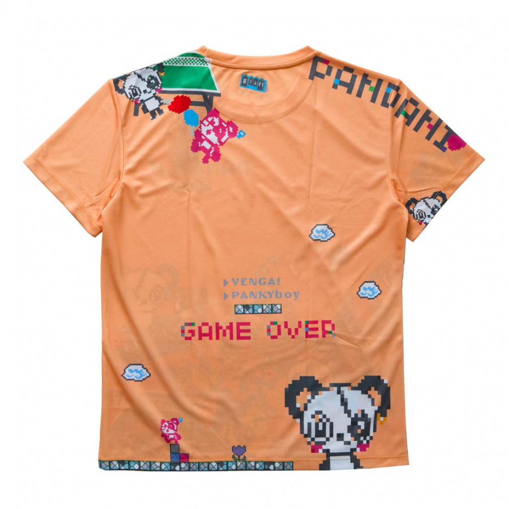 パンダーニ メンズ レディス 卓球 半袖Tシャツ GAME OVER!! スポーツT