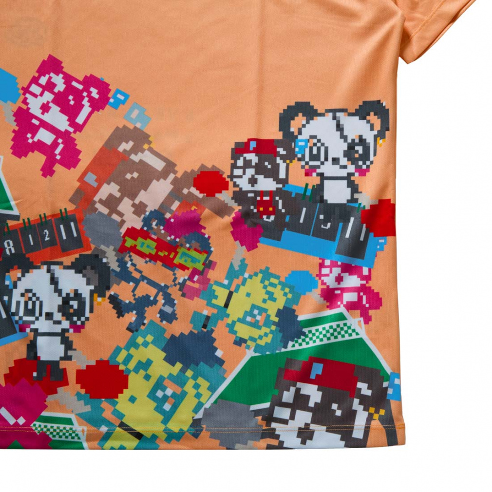 パンダーニ メンズ レディス 卓球 半袖Tシャツ GAME OVER!! スポーツT
