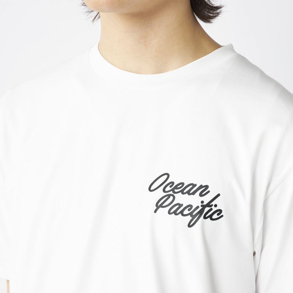 オーシャンパシフィック メンズ マリン ラッシュガード 半袖UVTシャツ