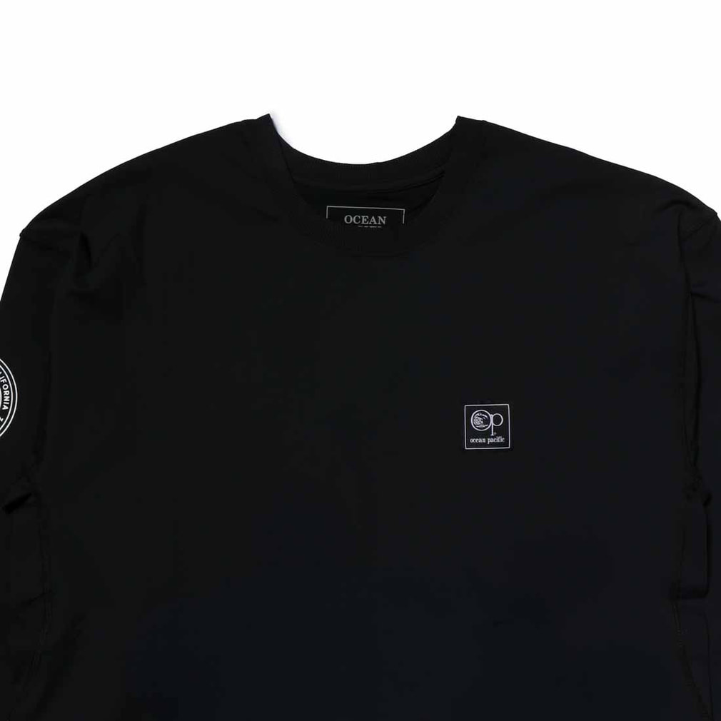 オーシャンパシフィック メンズ マリン ラッシュガード 長袖UVTシャツ