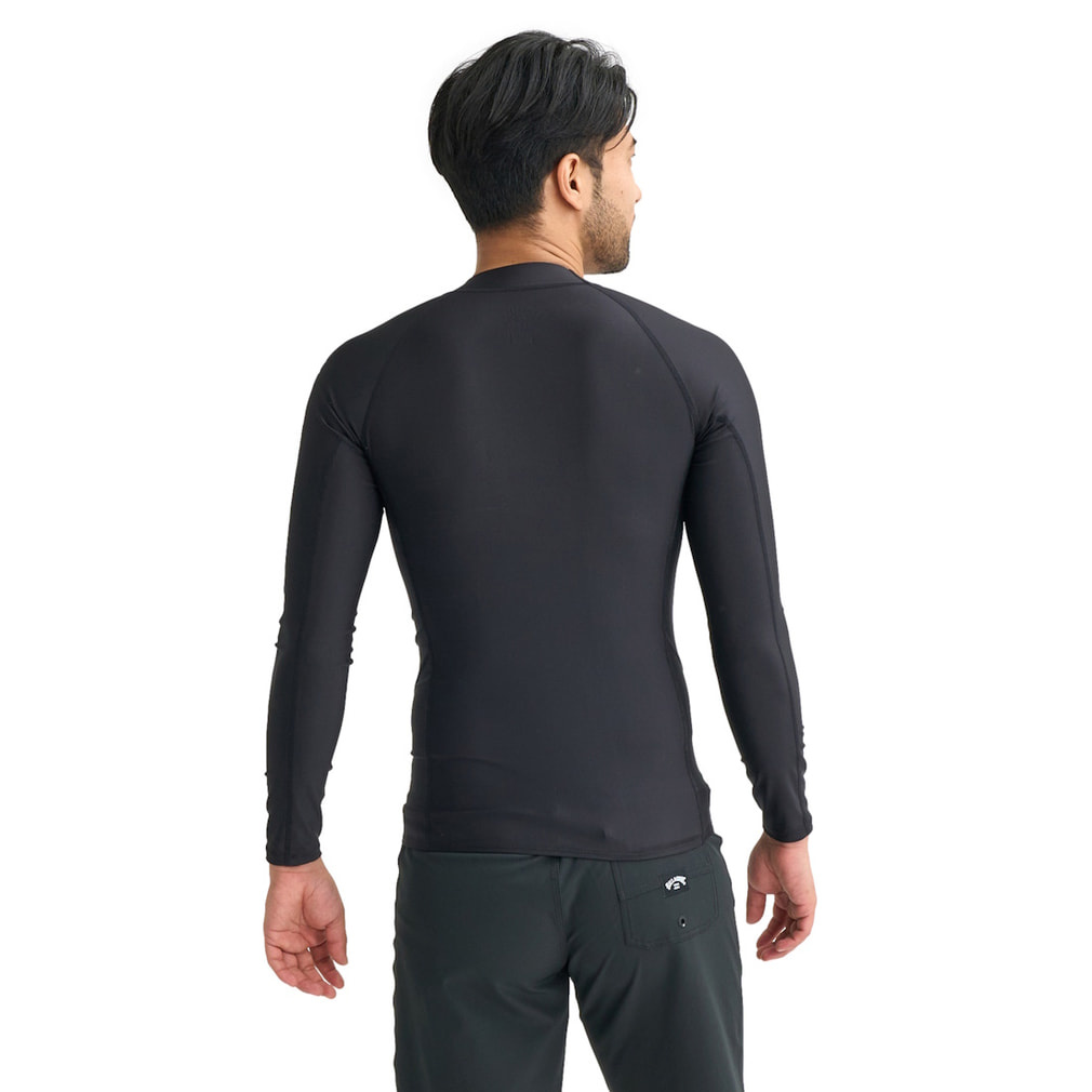 ビラボン メンズ マリン ラッシュガード HI NECK LS BG011851 BLK