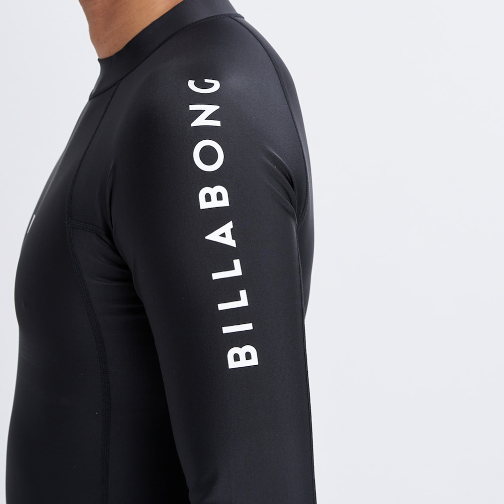 ビラボン メンズ マリン ラッシュガード HI NECK LS BG011851 BLK