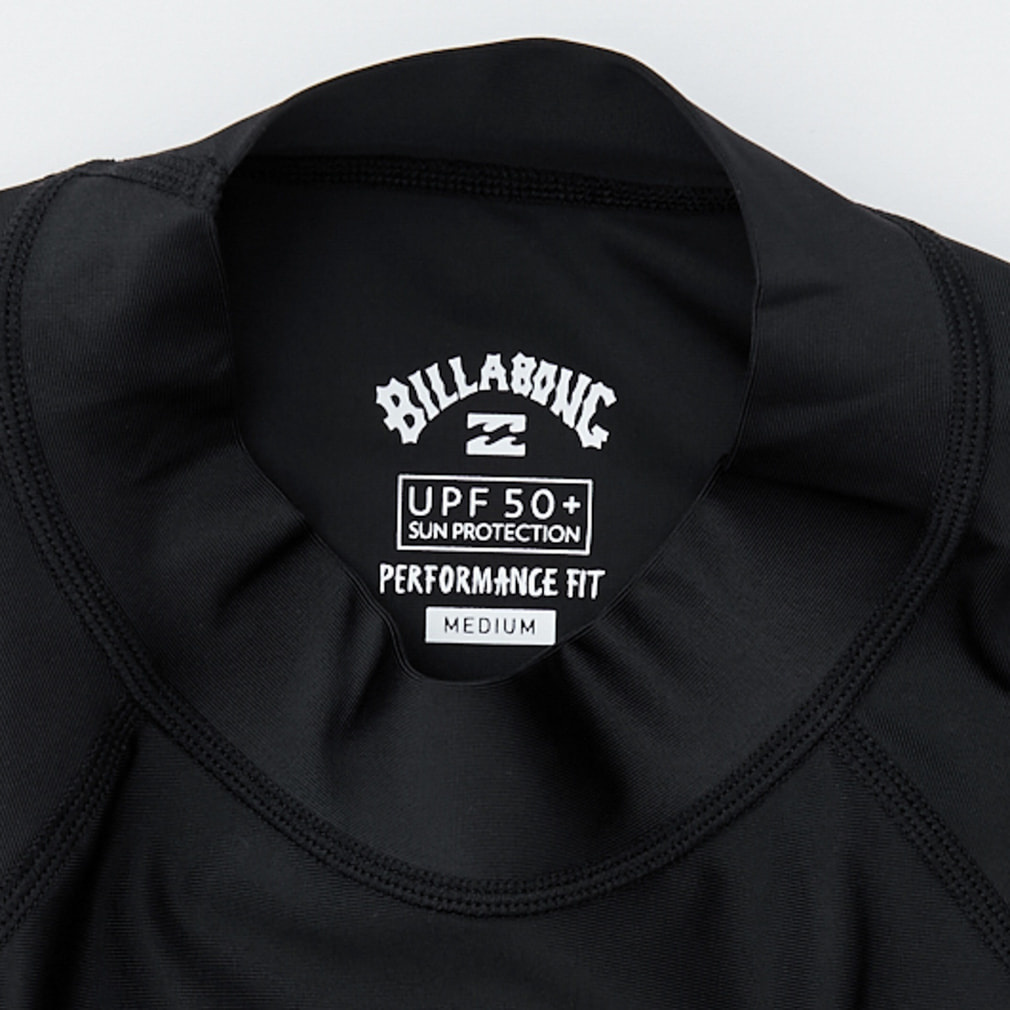 ビラボン メンズ マリン ラッシュガード HI NECK LS BG011851 BLK