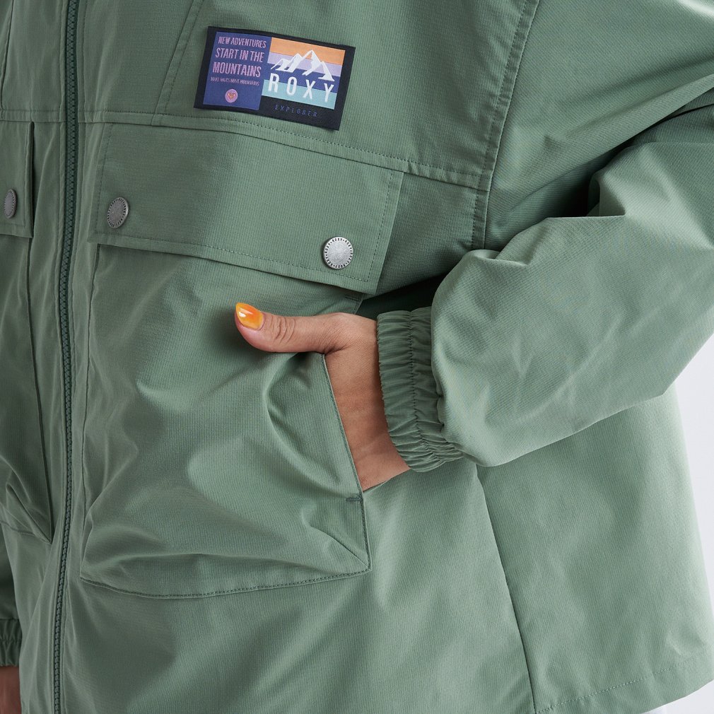 ロキシー レディース サーフ ジャケット GREEN RIVER RJK241801 ROXY