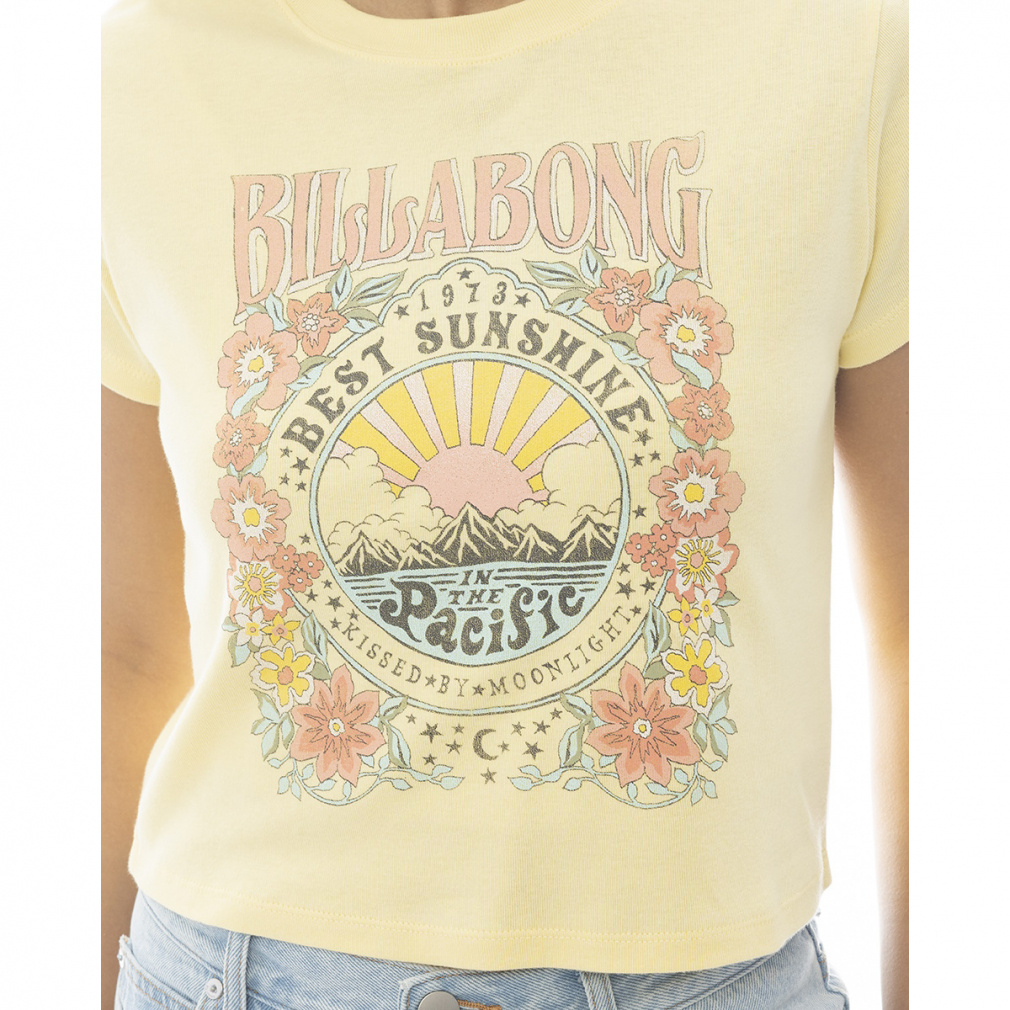 ビラボン レディース サーフ 半袖Tシャツ GRAPHIC BABY FIT TEE