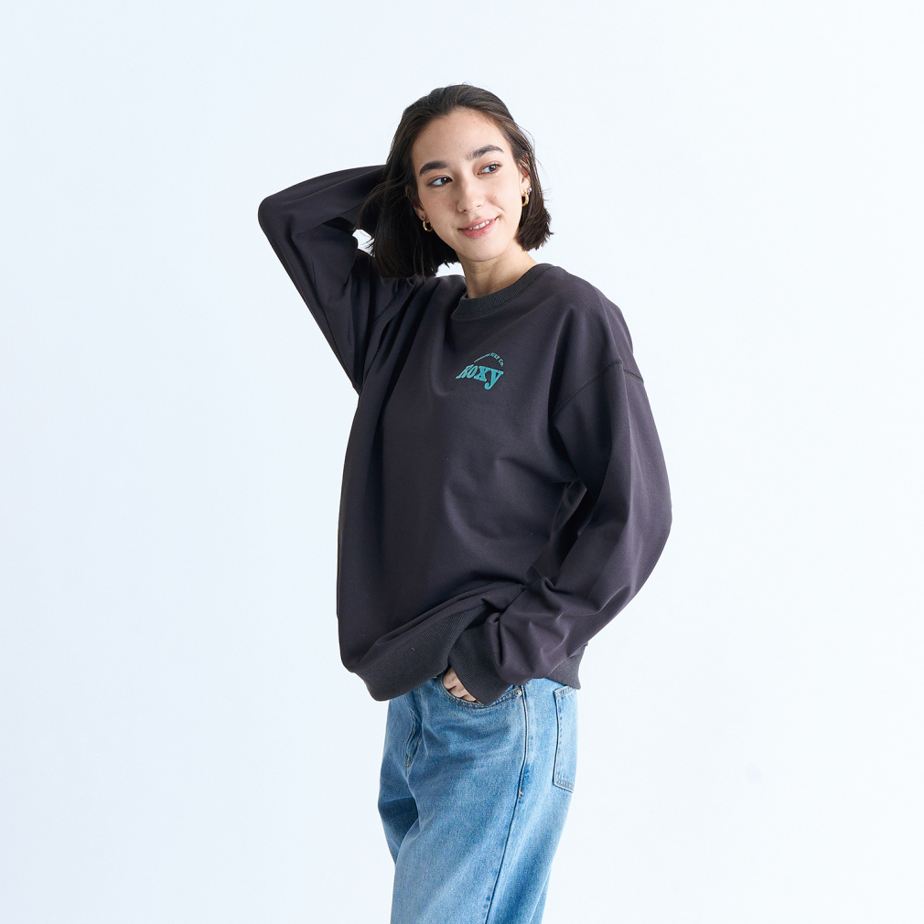 ロキシー レディース サーフ スウェットトレーナー KEEP IT REAL PO