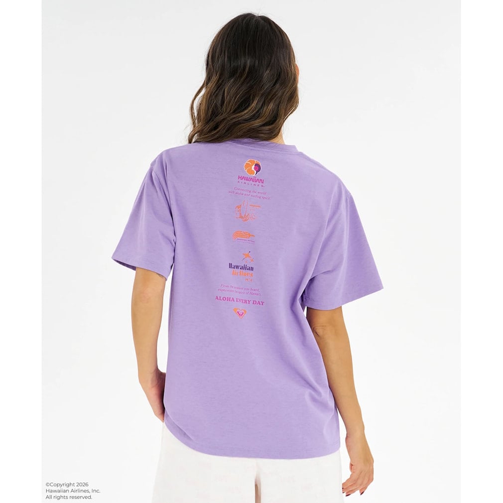 ロキシー レディース マリン ラッシュガード ROXY × HAWAIIAN AIRLINES