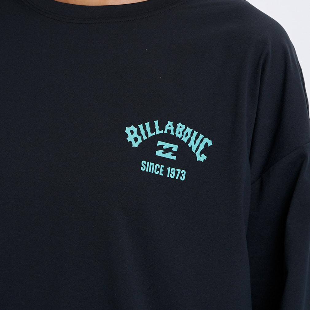 ビラボン レディース マリン ラッシュガード MORFY SQUARE LOGO LS TEE