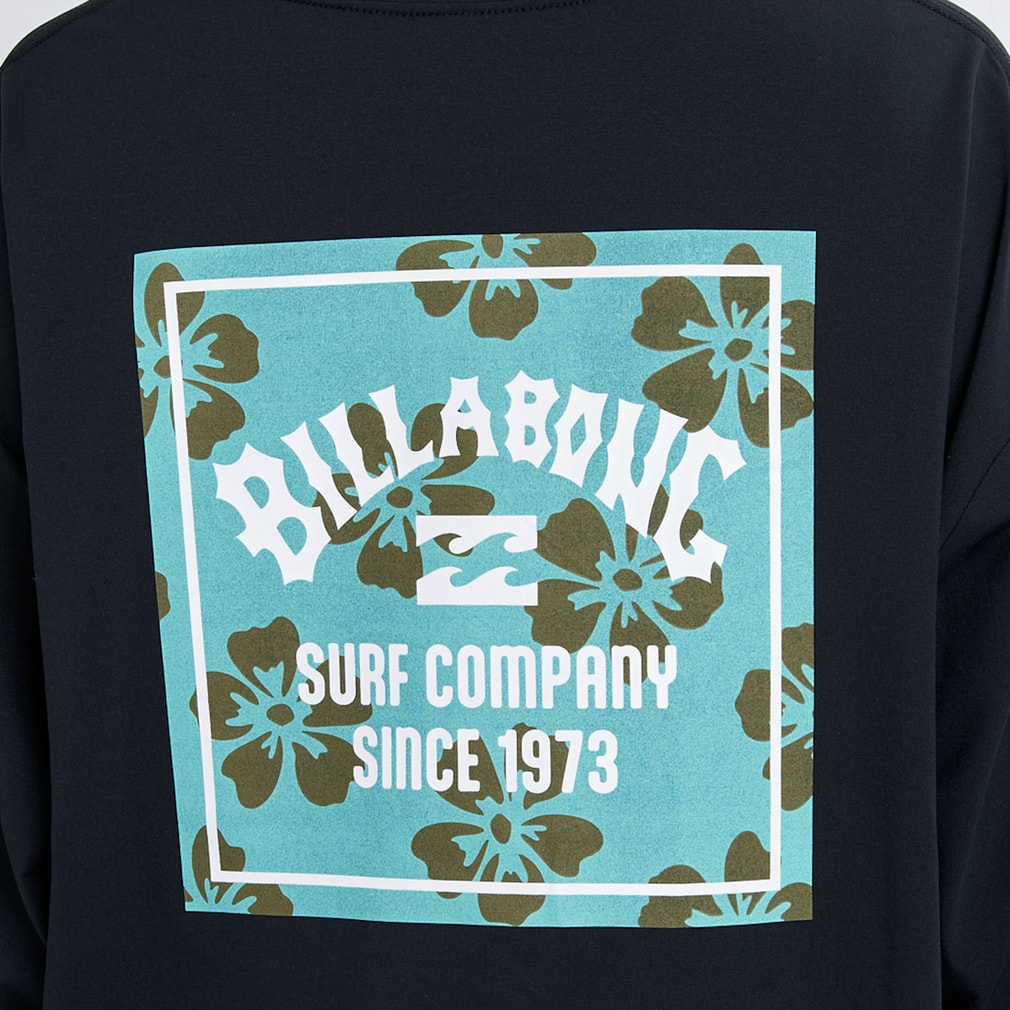 ビラボン レディース マリン ラッシュガード MORFY SQUARE LOGO LS TEE