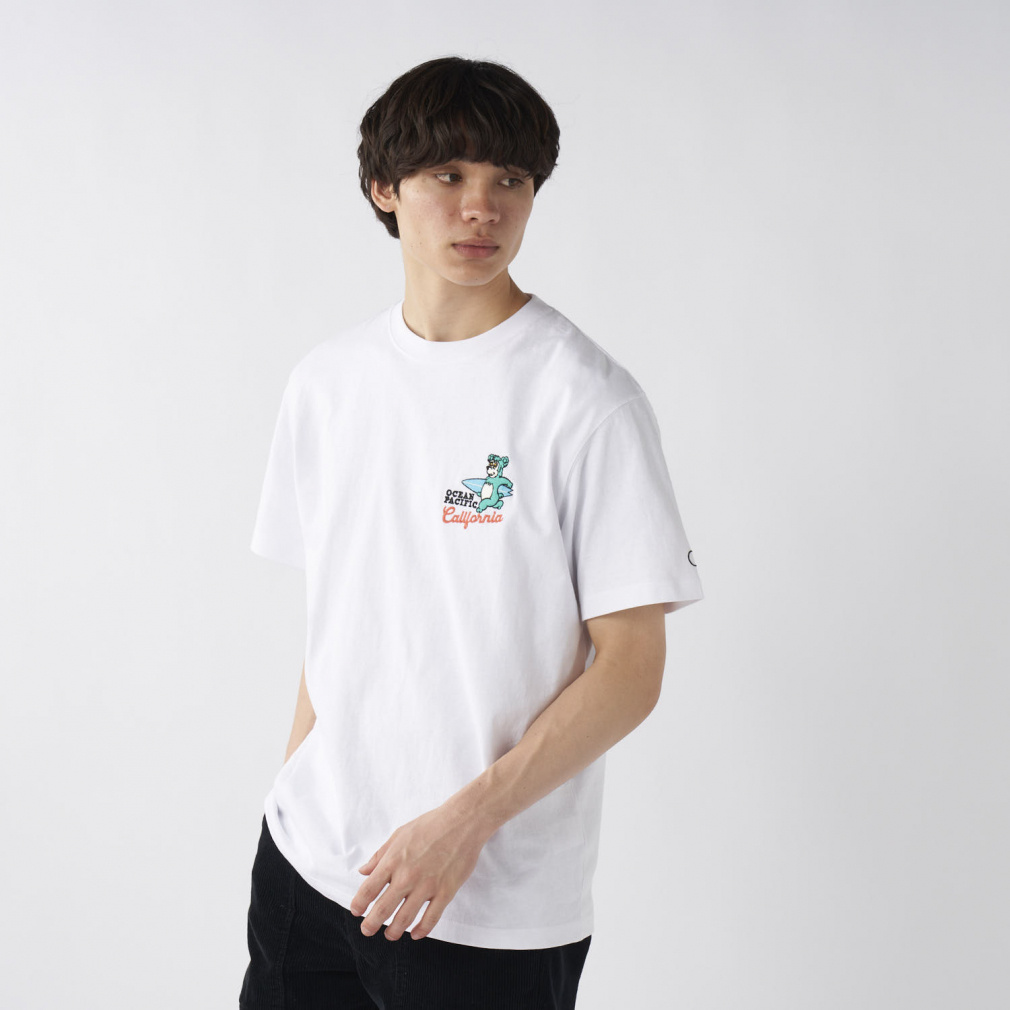 オーシャンパシフィック メンズ サーフ 半袖Tシャツ ハンソデTシャツ