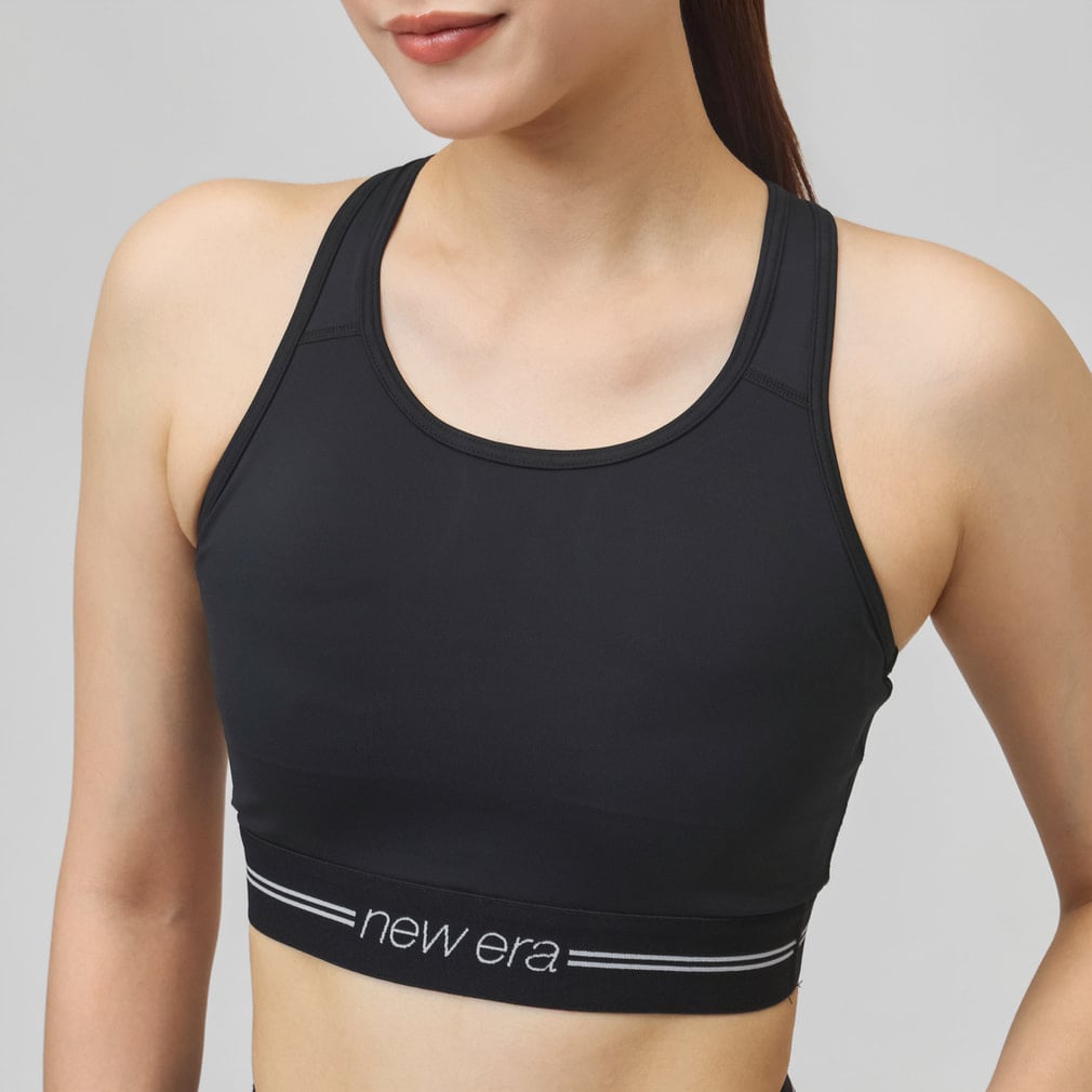 ニューエラ レディース スポーツブラ WPA BRA TOP WAIST LOGO BLK