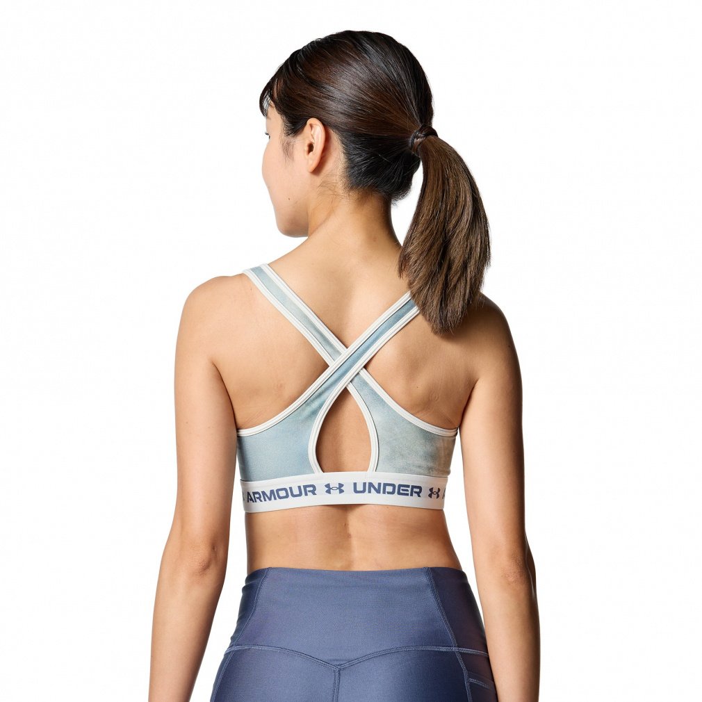 UAクロスバックブラ プリント ミディアムサポート｜Alpen Online