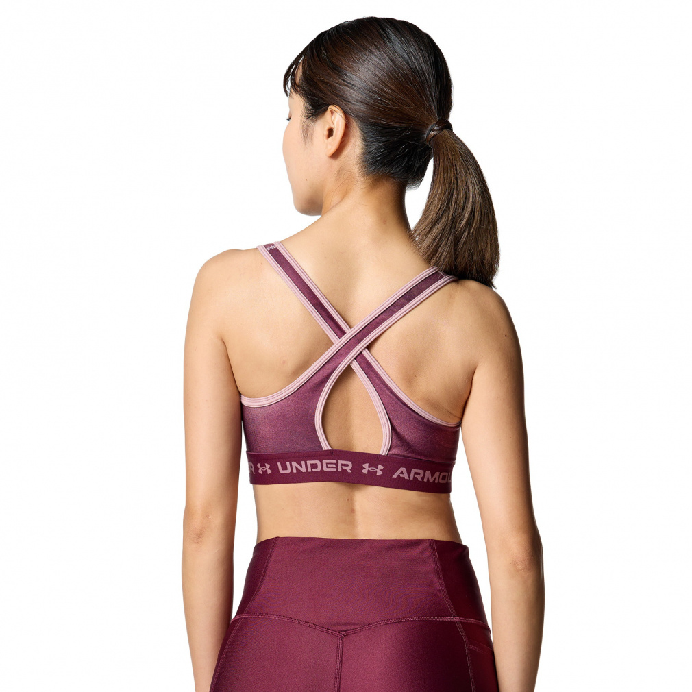 UAクロスバックブラ プリント ミディアムサポート｜Alpen Online