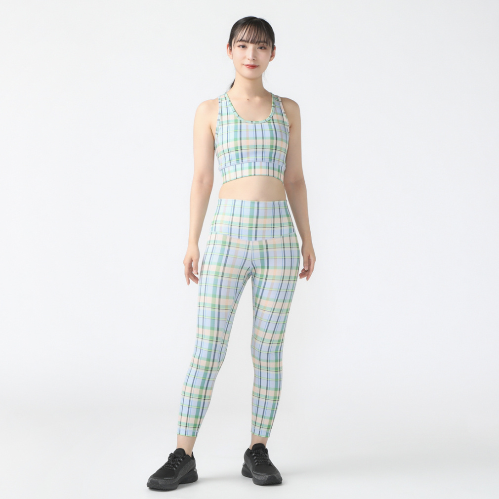 スカーラ　チェックブラトップ＆レギンス　ベリーM スカーラ チェックブラトップ＆レギンス ベリーM NEW ARRIVALS