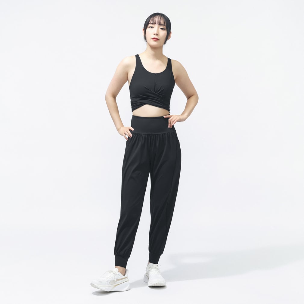 ティゴラ レディース スポーツロングブラトップ デザインタックミドル