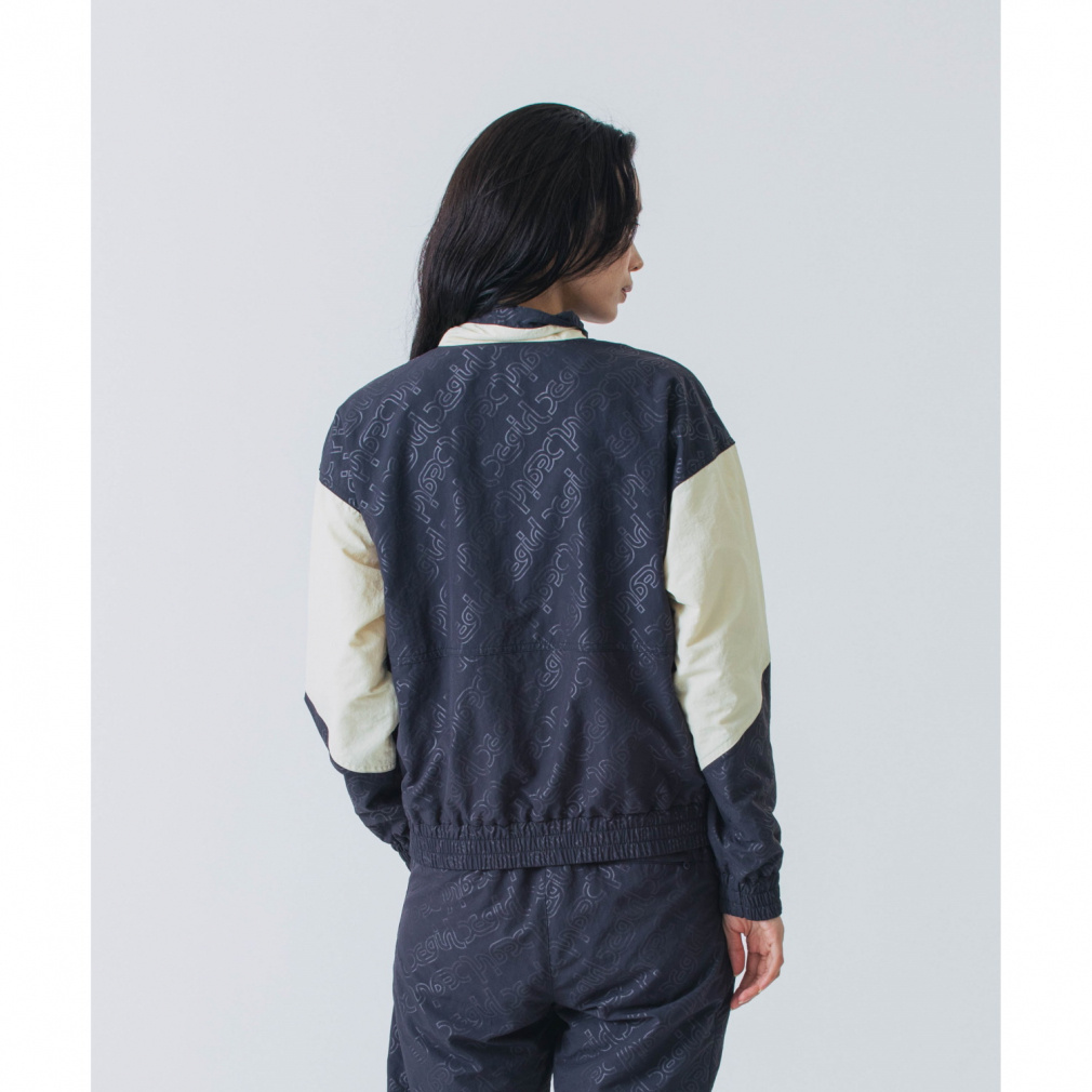 X-girl レディース アウター エンボスウィンドアップジャケット