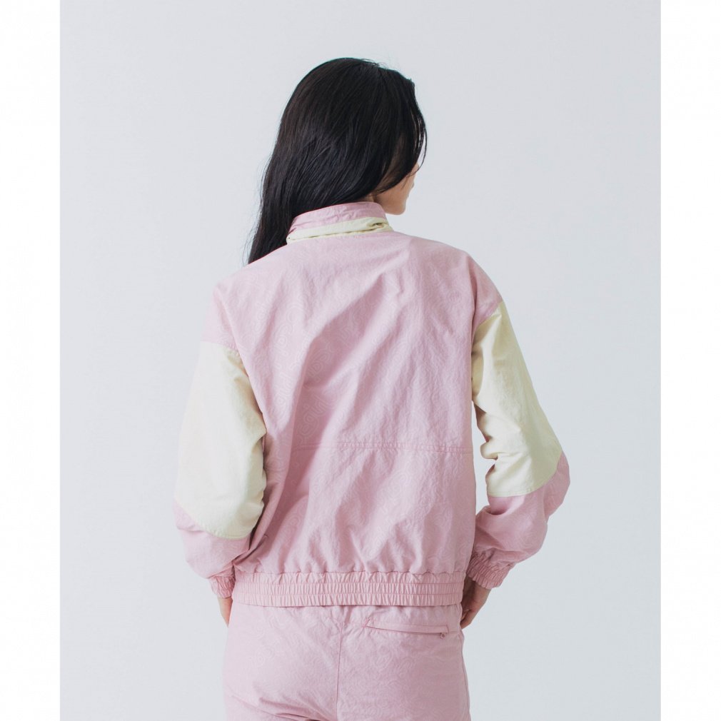 X-girl レディース アウター エンボスウィンドアップジャケット