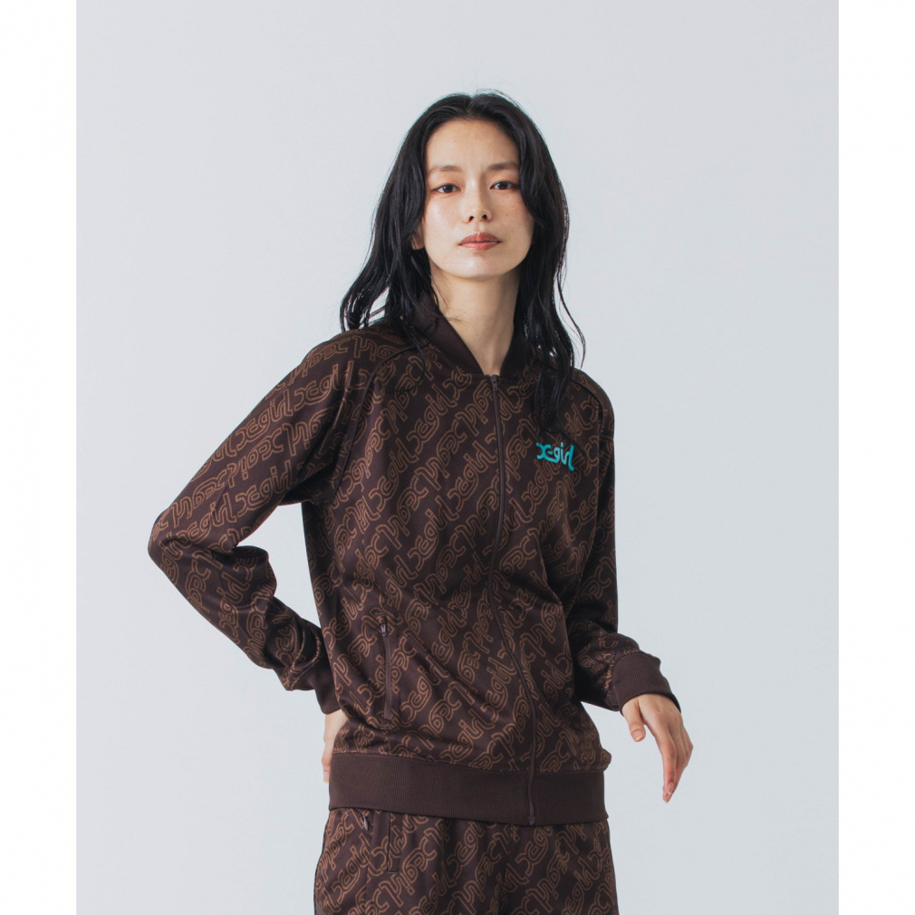 X-girl レディース アウター ジャカードトラックジャケット JACQUARD