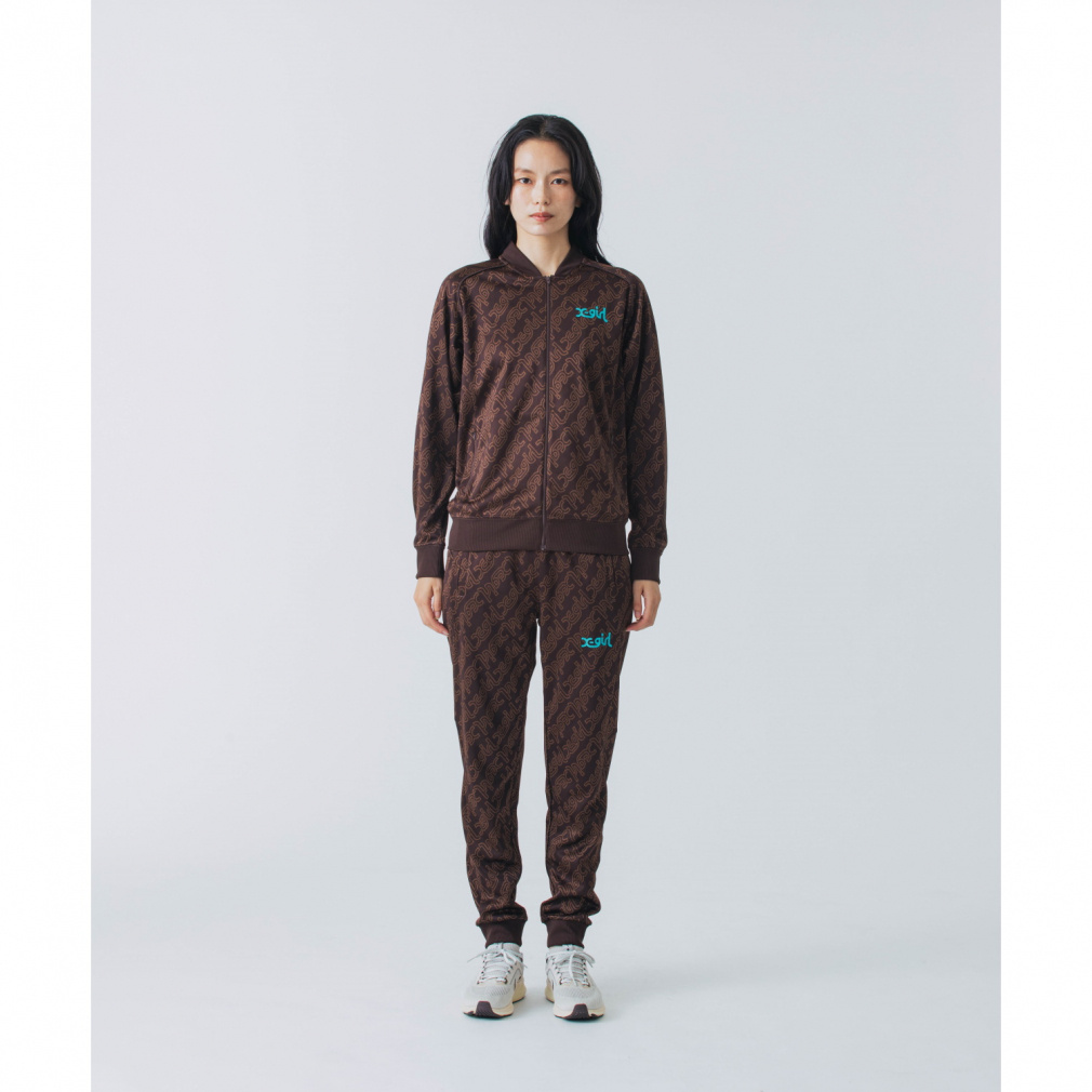 X-girl レディース アウター ジャカードトラックジャケット JACQUARD