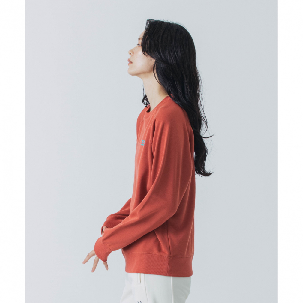 X-girl レディース アウター クルーネックスウェットシャツ CREWNECK