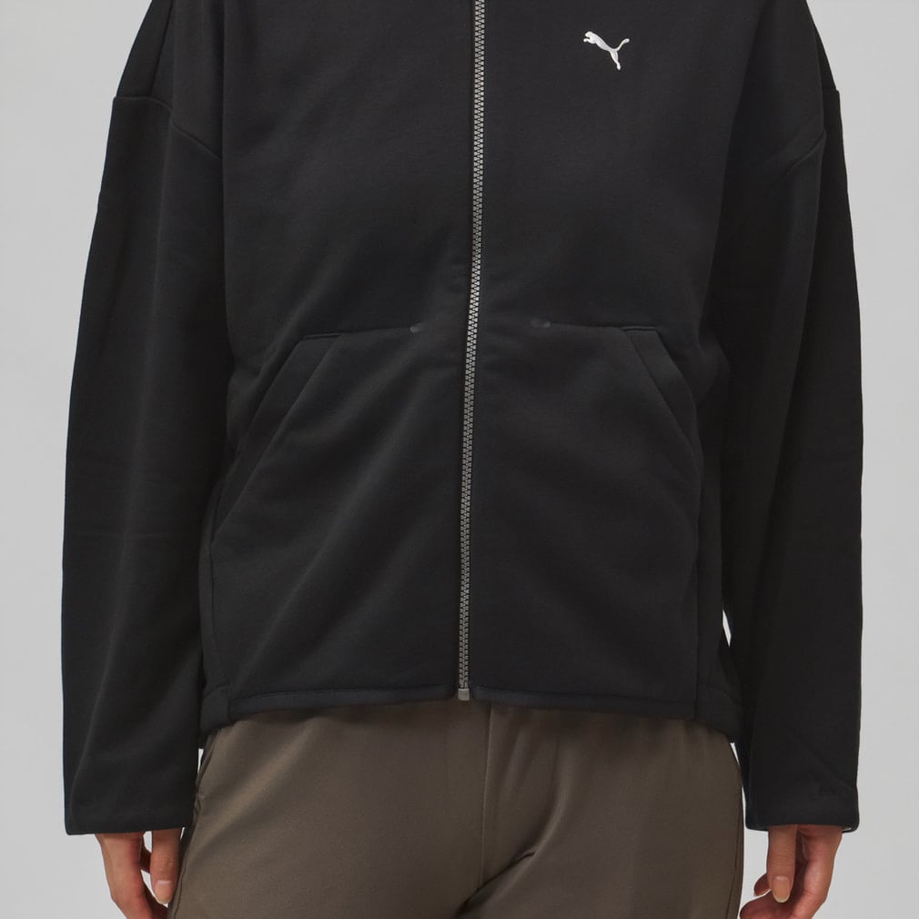 プーマ レディース アウター STUDIO LONG KNIT JKT 529563 スポーツ