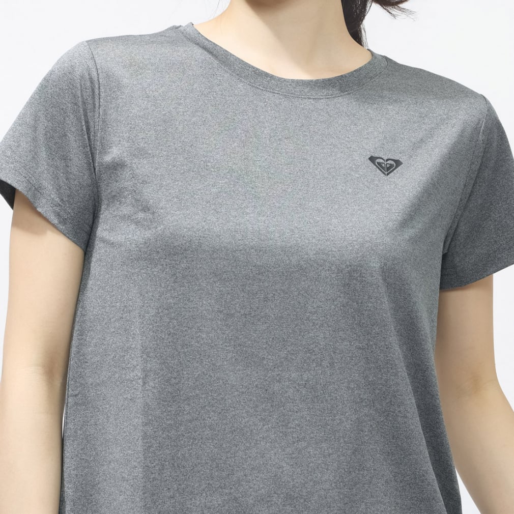 半袖　Tシャツ　レディース　バレエ　ヨガ　ウェア　トップス　グレー　灰色 半袖 Tシャツ レディース バレエ ヨガ ウェア トップス グレー 灰色