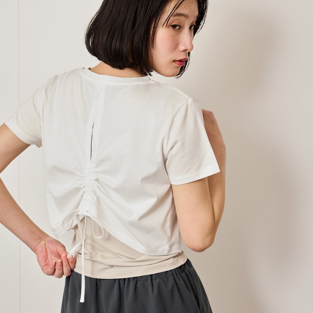 ナージー レディース 半袖 Tシャツ セットT NJQ35000 スポーツウェア