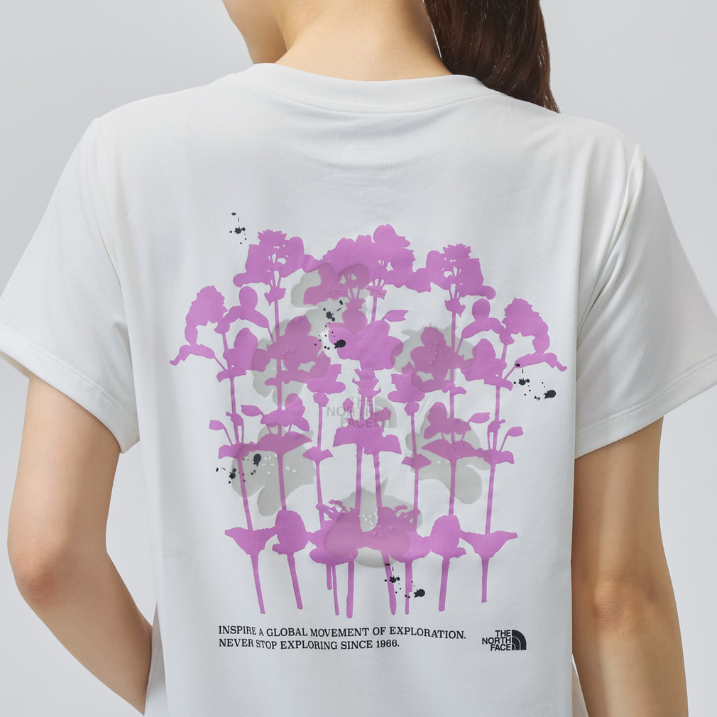 ザ・ノース・フェイス レディースTシャツ S/S Flower Graphic Tee