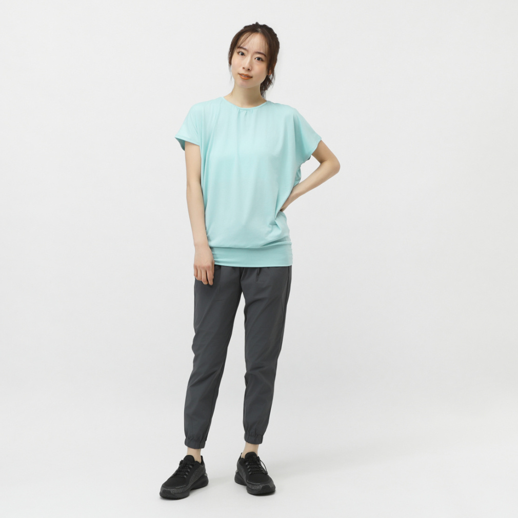 フィットネス 背中開きチュニックTシャツ｜Alpen Online