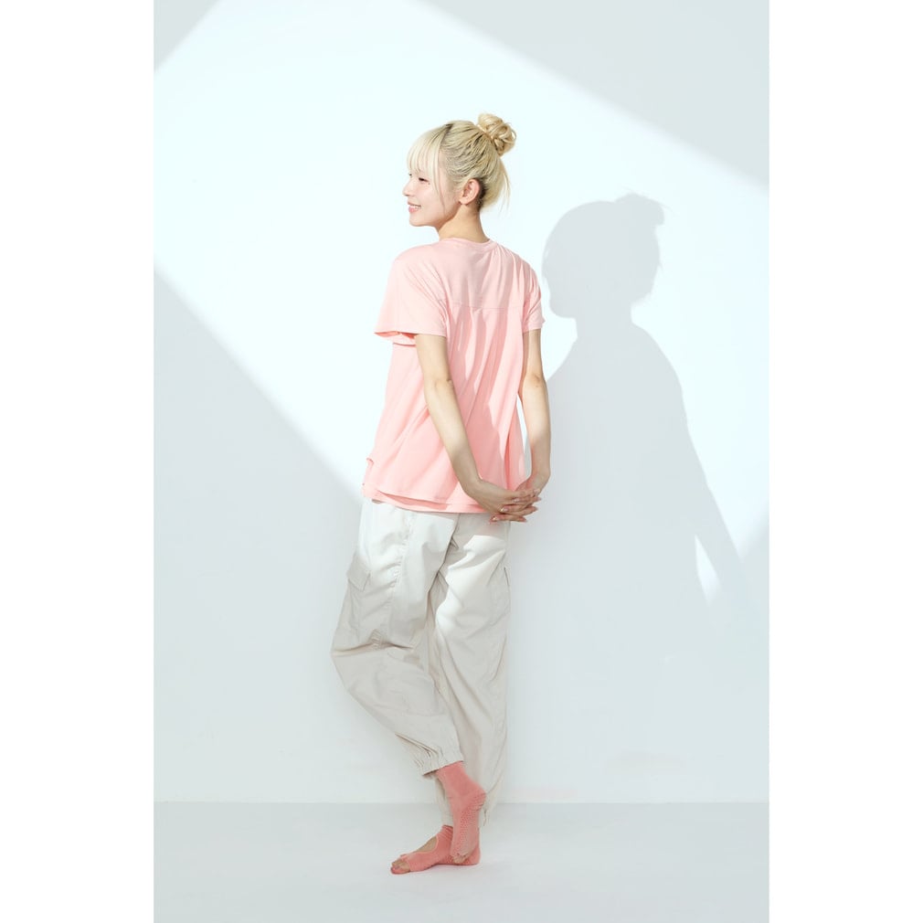ティゴラ レディース 半袖 Tシャツ シアーTシャツ TR-3F2346TS