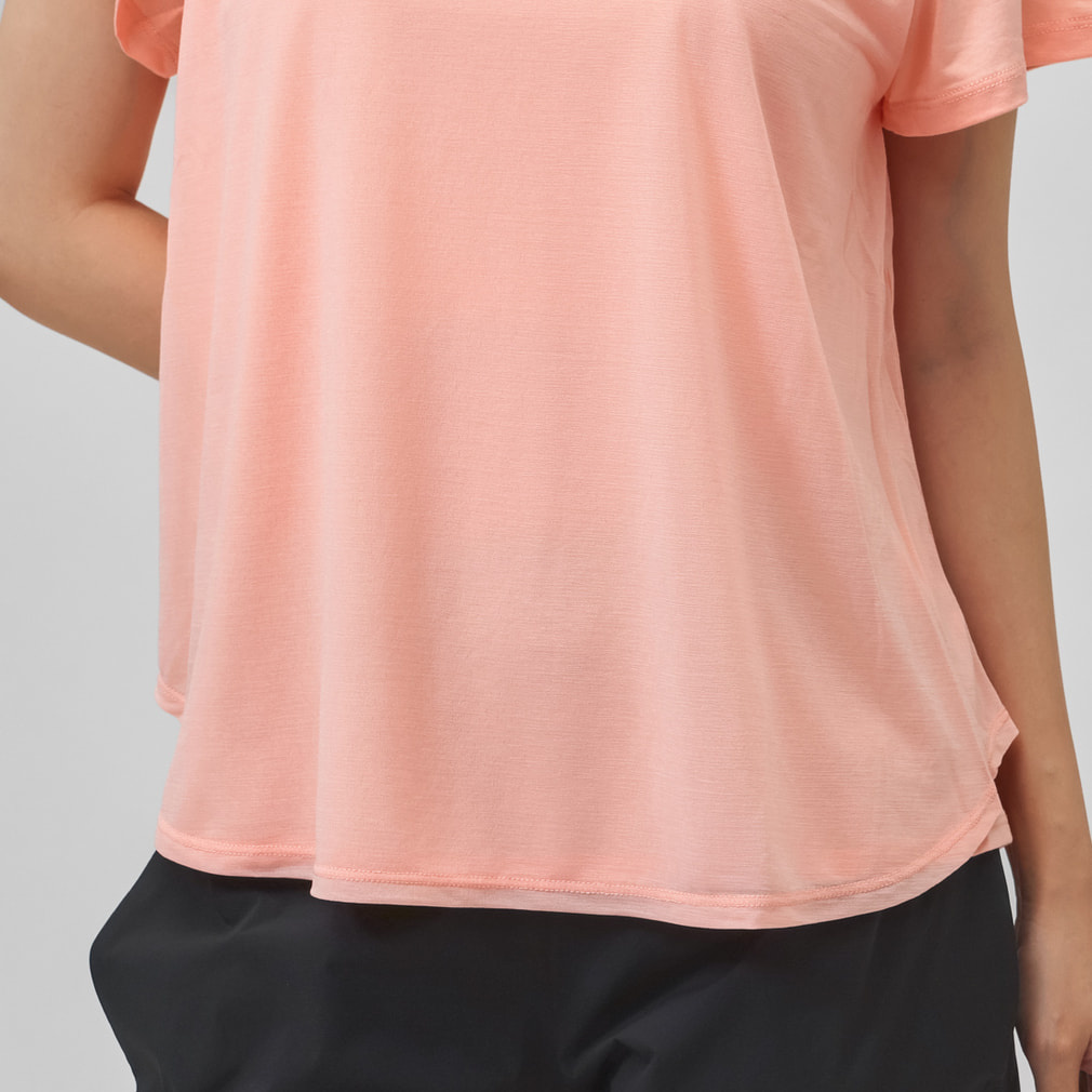 ティゴラ レディース 半袖 Tシャツ シアーTシャツ TR-3F2346TS