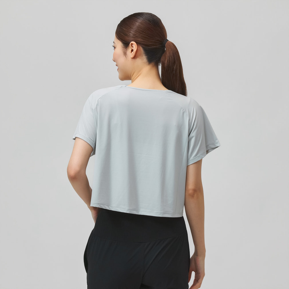 ティゴラ レディース 半袖 Tシャツ クロップドオーバーTシャツ TR