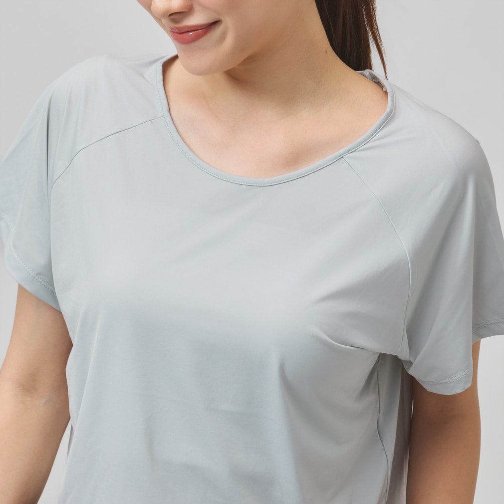 ティゴラ レディース 半袖 Tシャツ クロップドオーバーTシャツ TR