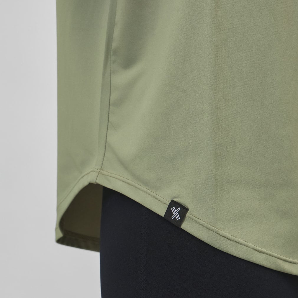 ゼクシィミックス レディース 長袖 Tシャツ ICE FEATHERルーズフィット