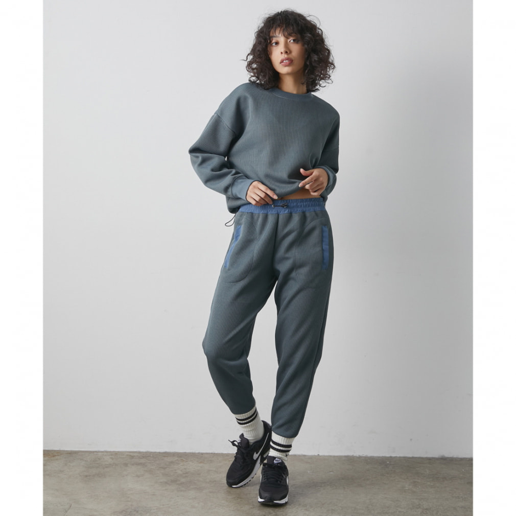 ナージー レディース ロングパンツ ハーフゲージトラックパンツ NJS