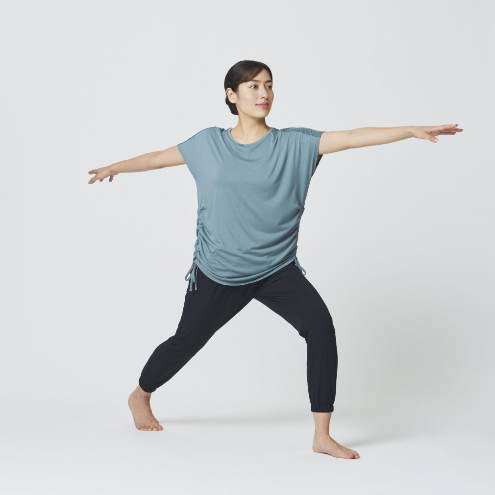 ティゴラ レディース ロングパンツ ストレッチカラーロングパンツ TR