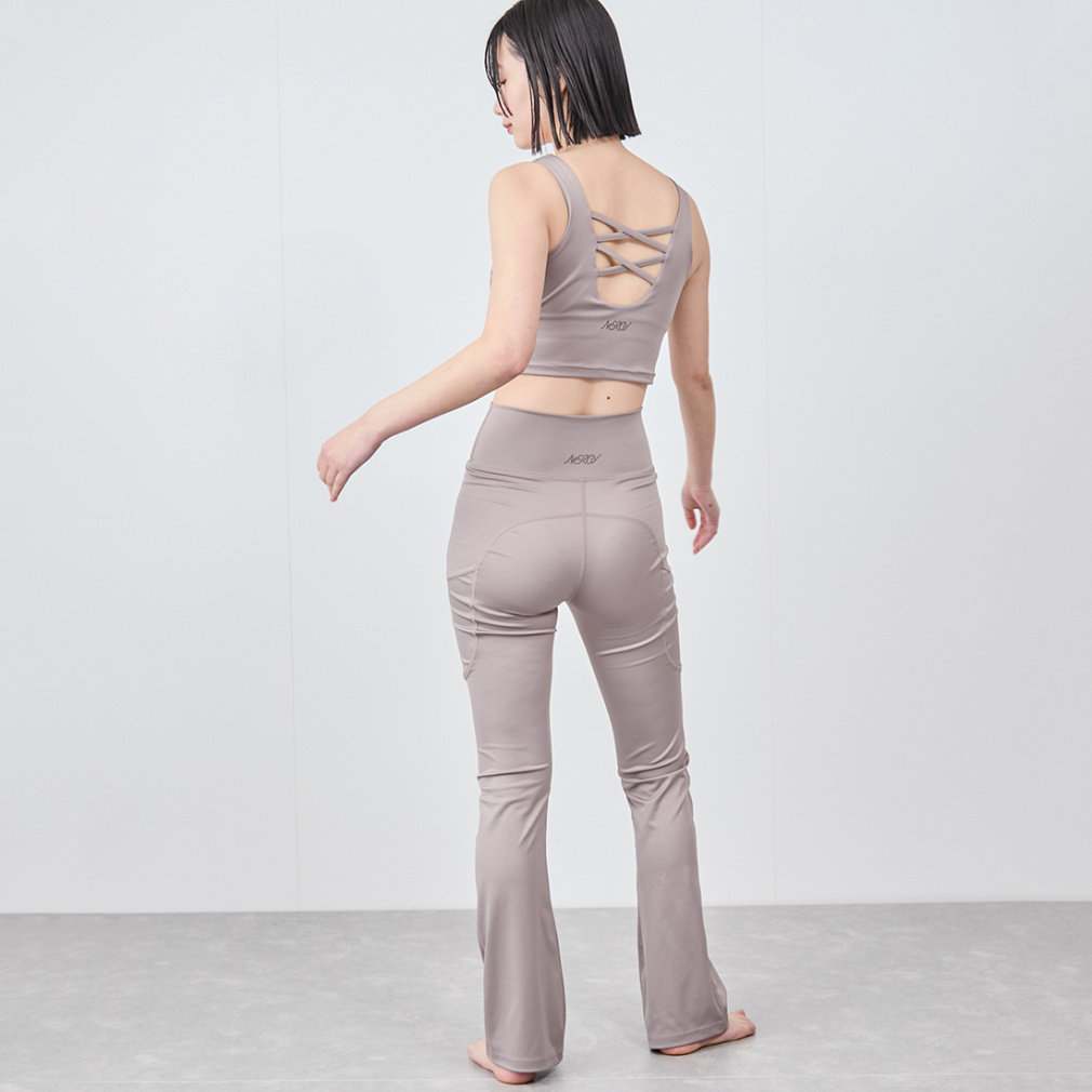 ナージー レディース レギンス フレアタイツ NJS35010 スポーツウェア