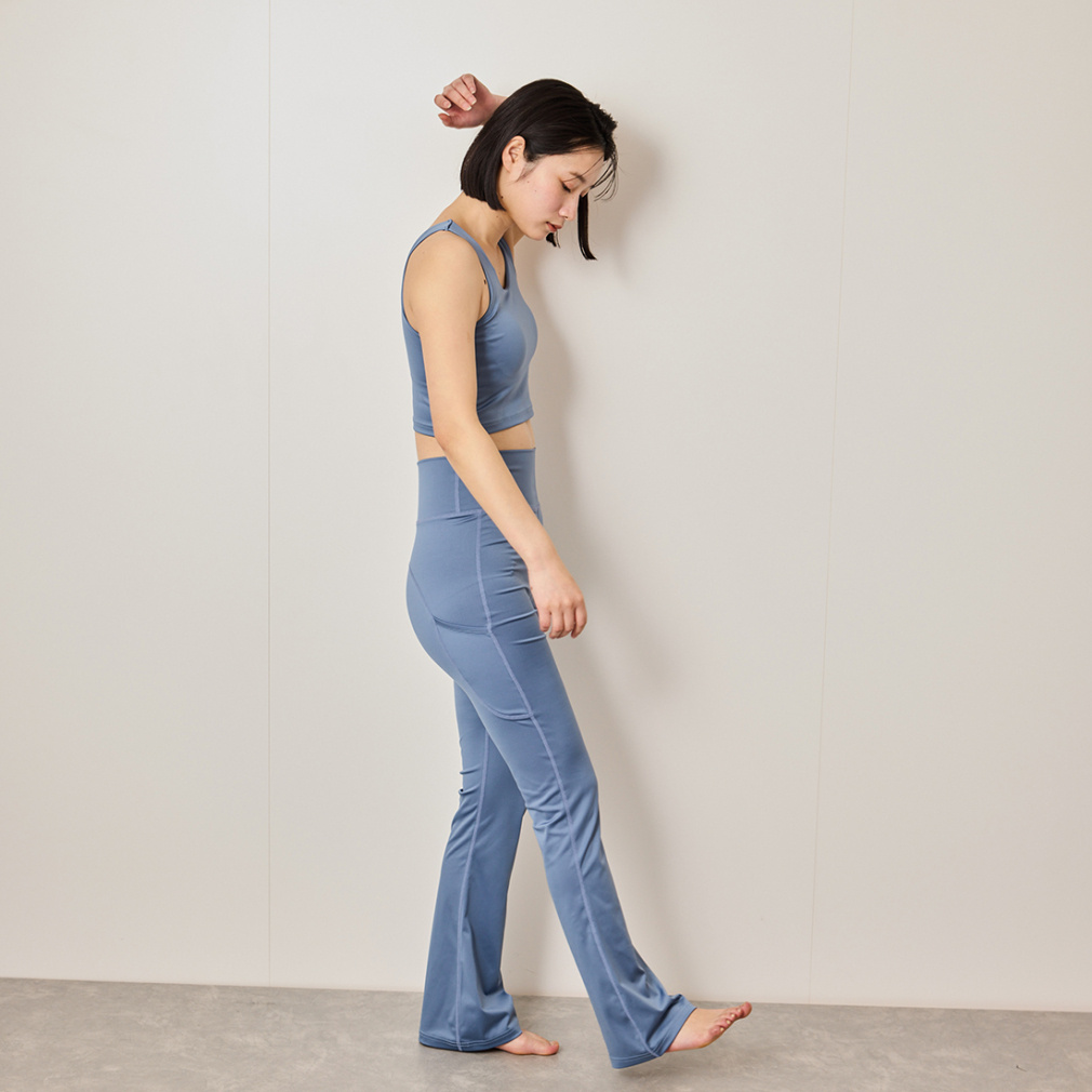 ナージー レディース レギンス フレアタイツ NJS35010 スポーツウェア