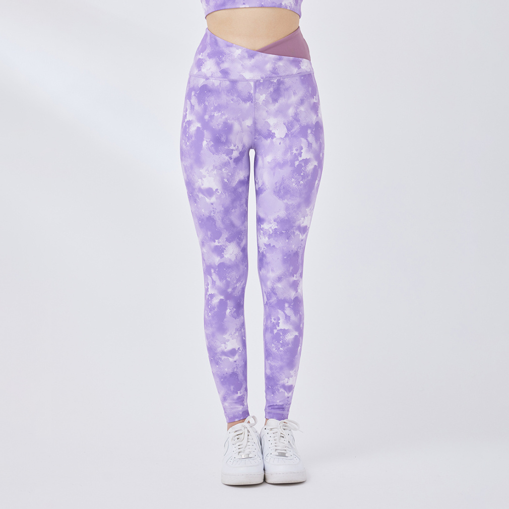 ナージー レディース レギンス ニュアンスプリントタイツ NJS34010