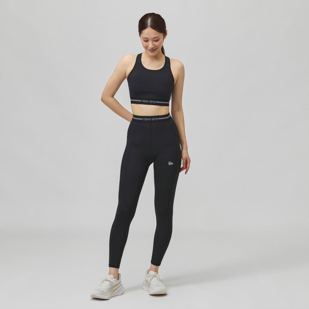 ニューエラ レディース レギンス WPA LGGINGS WAIST LOGO BLK 15135331
