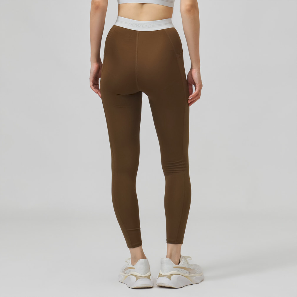 ニューエラ レディース レギンス WPA LGGINGS WAIST LOGO BRN 15143437