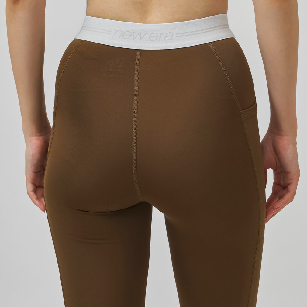 ニューエラ レディース レギンス WPA LGGINGS WAIST LOGO BRN 15143437