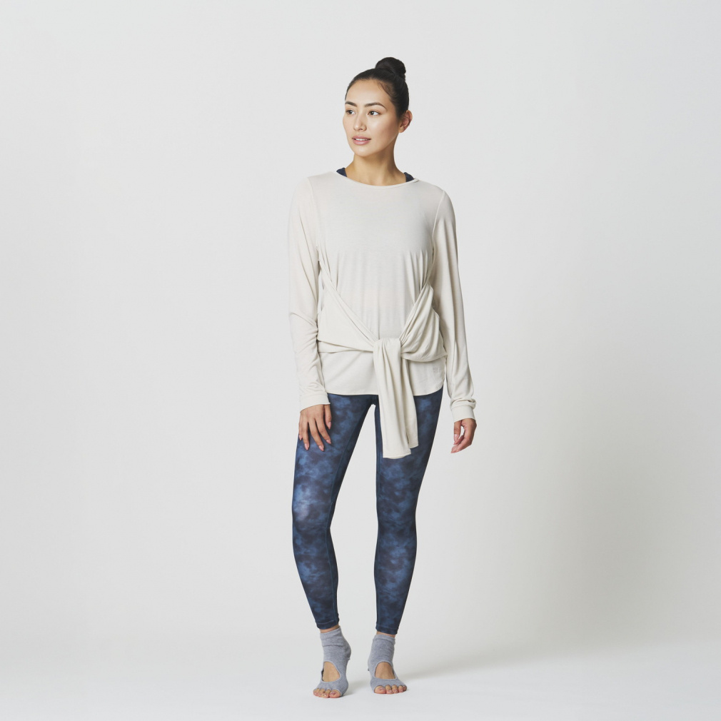 ティゴラ レディース レギンス ロングタイツ プリント TR-3F2655LT