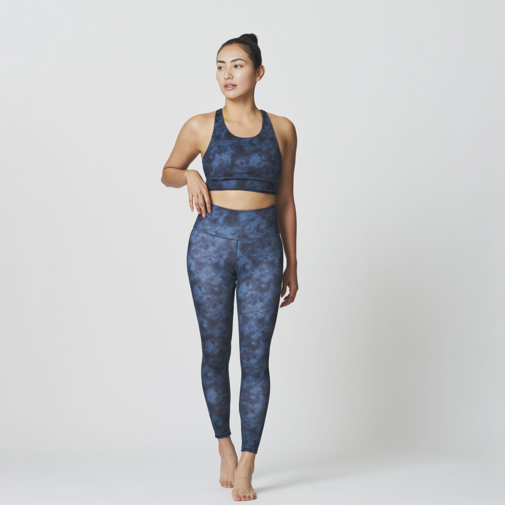 ティゴラ レディース レギンス ロングタイツ プリント TR-3F2655LT