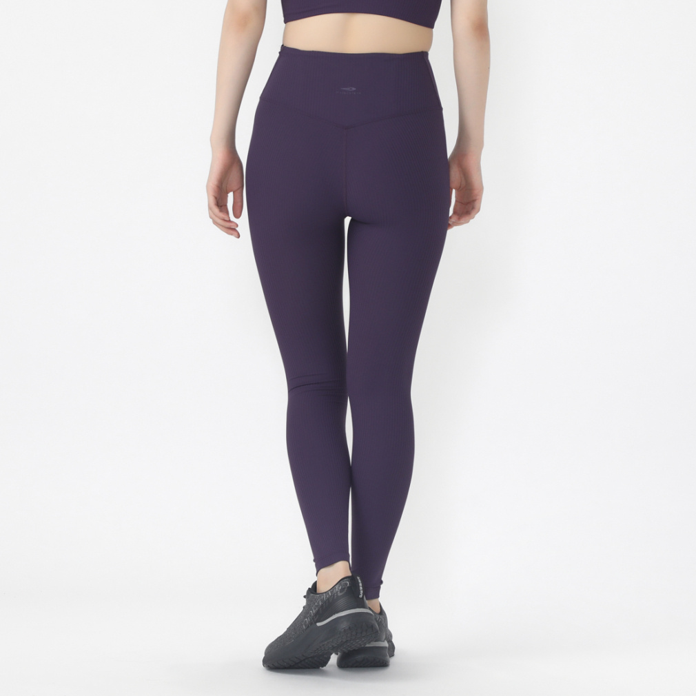 ティゴラ レディース レギンス フィットネス 縦畝ロングタイツ TR