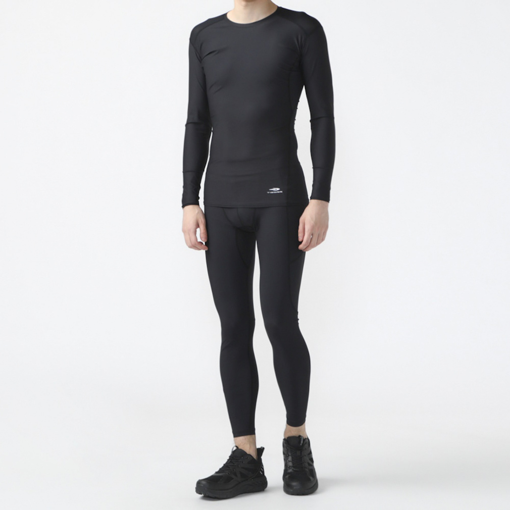 ティゴラ iCOOL アイクール 涼感ウェア メンズ 長袖 コンプレッション