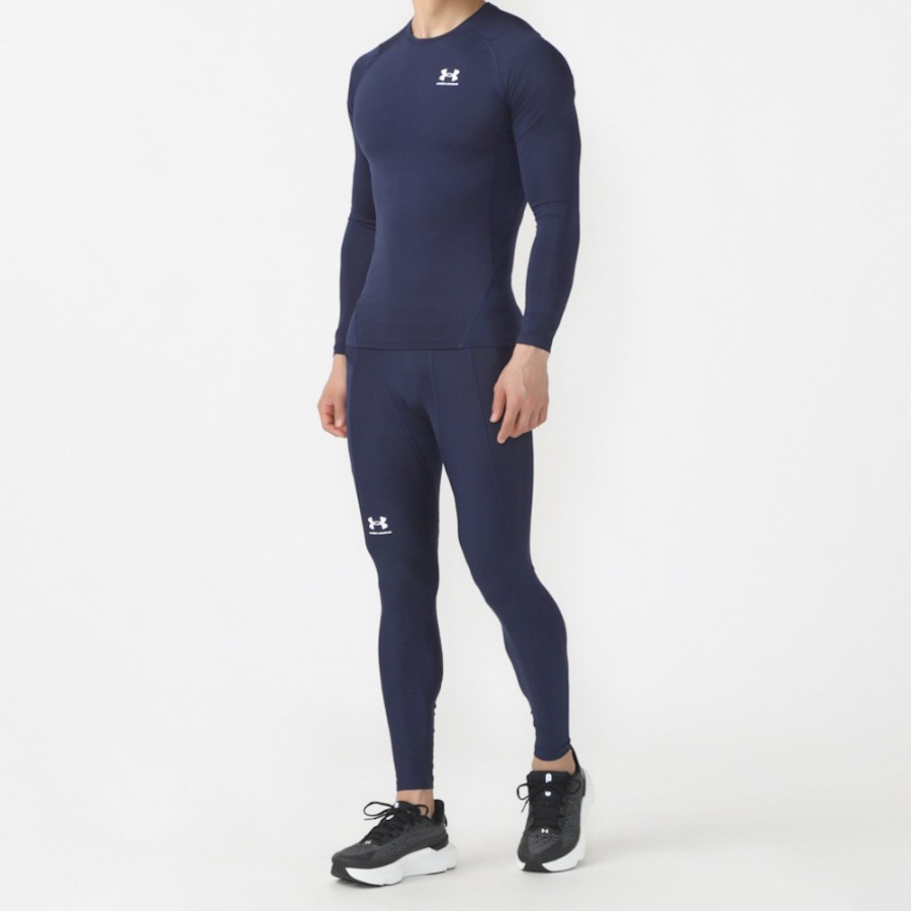 アンダーアーマー メンズ 長袖 コンプレッションインナー 上下セット