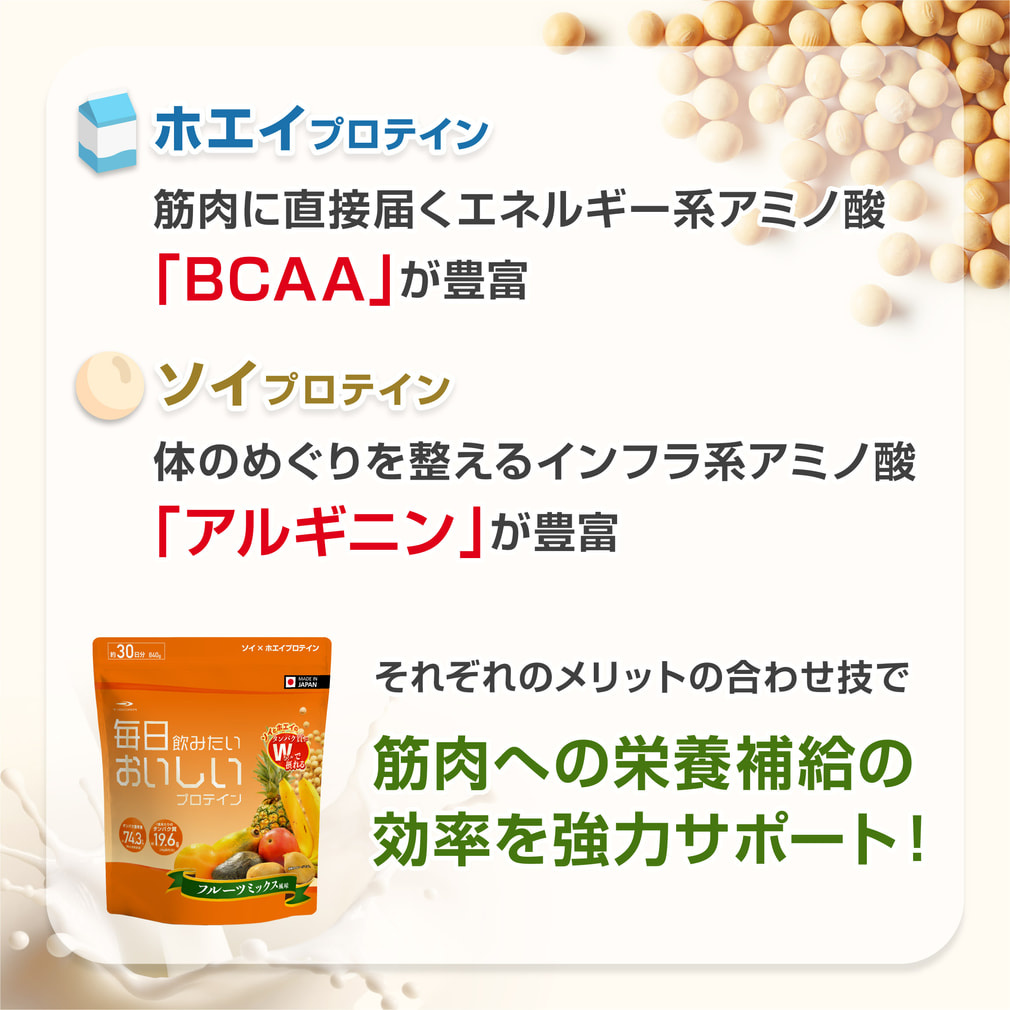 ティゴラ 毎日飲みたいおいしいプロテイン フルーツミックス風味