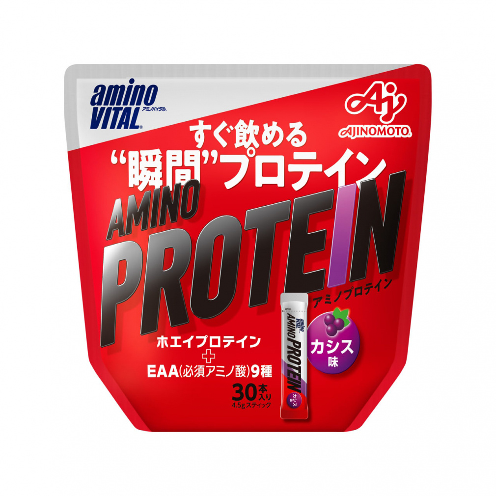 アミノバイタル アミノプロテイン カシス味 30本入パウチ